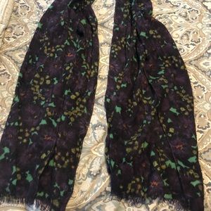 JCrew floral scarf